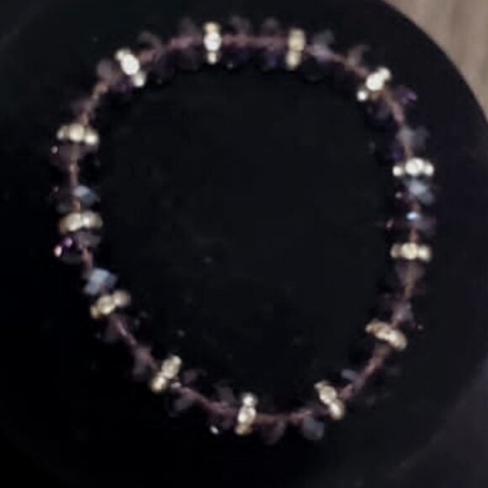 4/$20💃Crystal Beads Elastic Bracelet.🌴